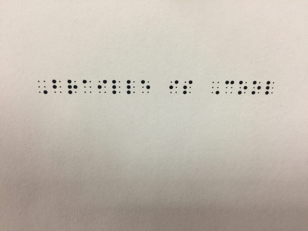 Family First Braille